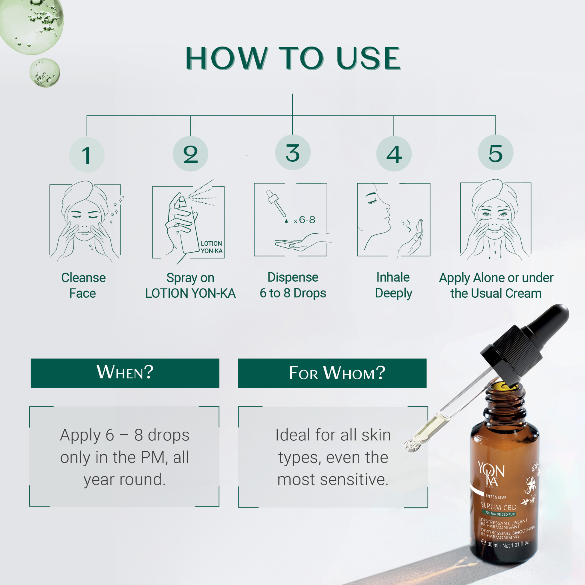 Serum CBD with a stunning Black Vanity Bag